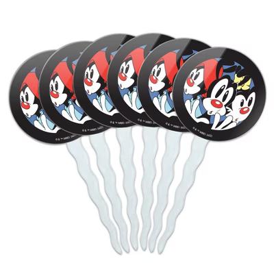 Group Stuck Cupcake Picks Toppers Decoration Set of 6 - Image 2