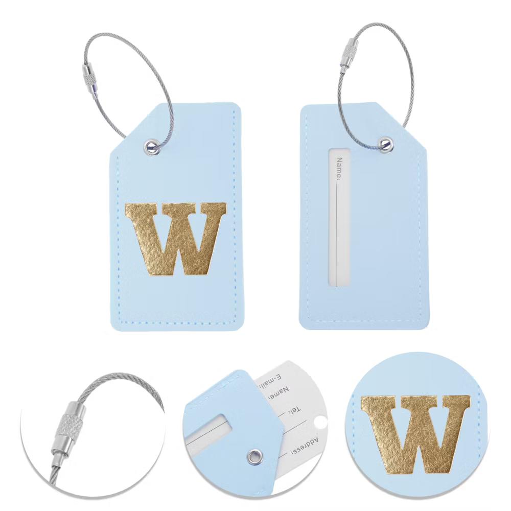 Luggage Tag Light Blue 1 Pc - Image 79