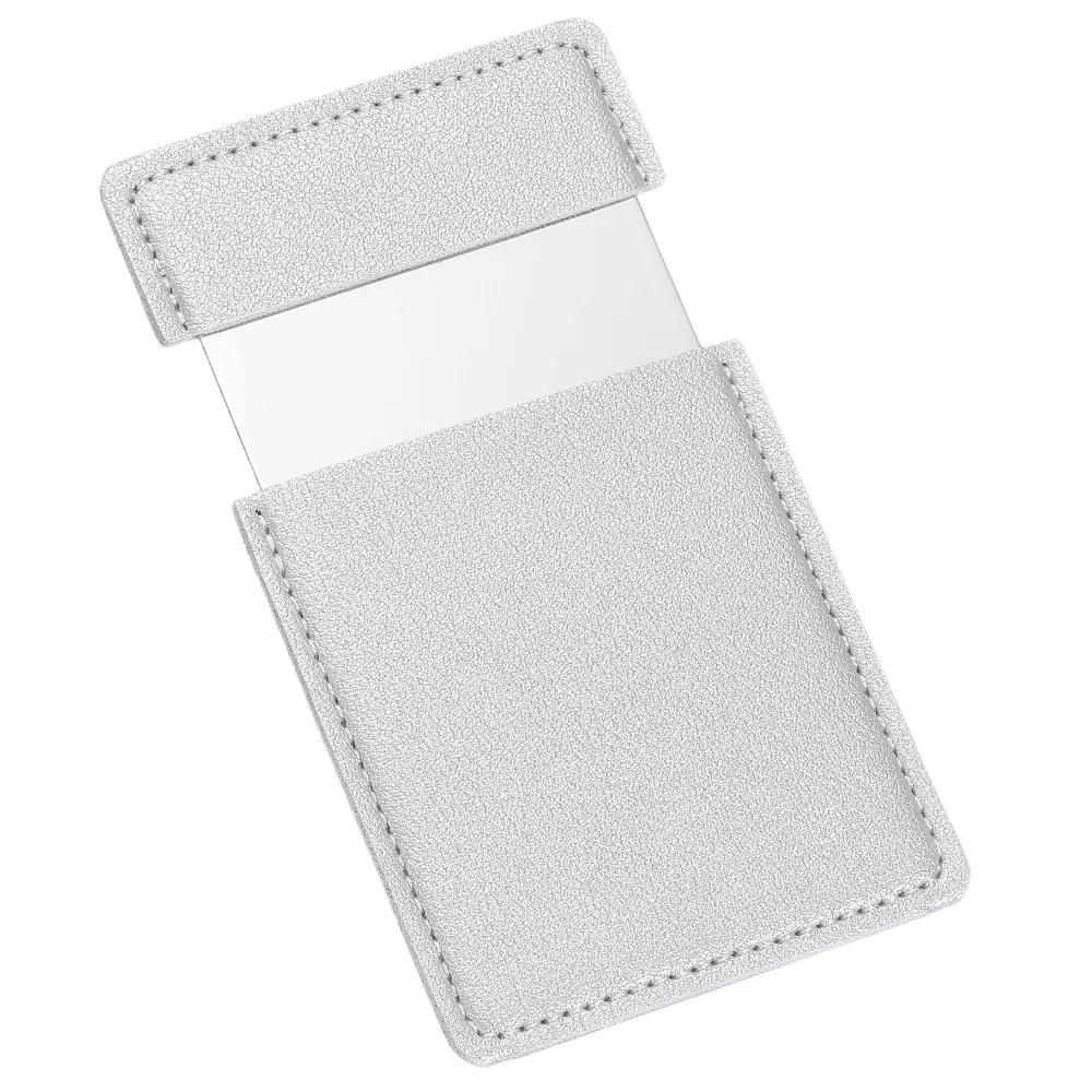 Stainless Steel Pocket Travel PU Leather Mini Mirror - Image 23