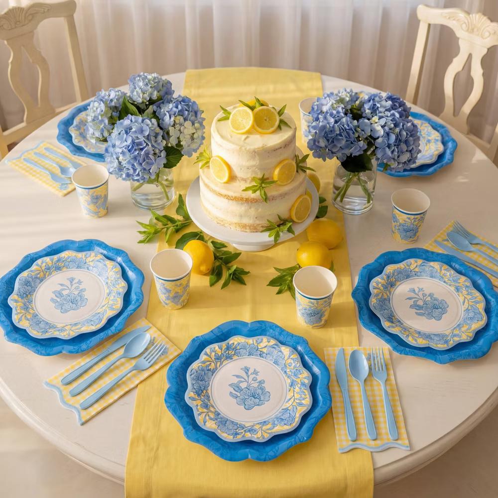 House of Party Table Hero Paper Party Kit Cottage Bloom - Image 5