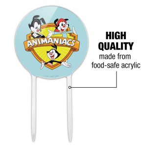 Crest Acrylic Cake Topper