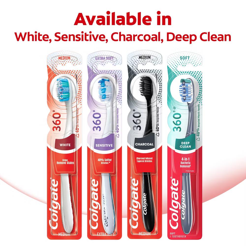 360 Optic White Whitening Manual Toothbrush - Soft - Image 24