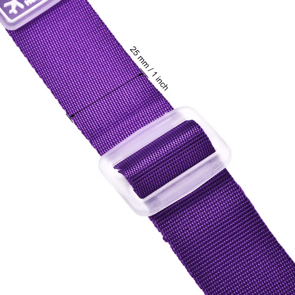 Travel Luggage Adjustable Buckles Belt Utility Strap 2 Pcs - Image 3
