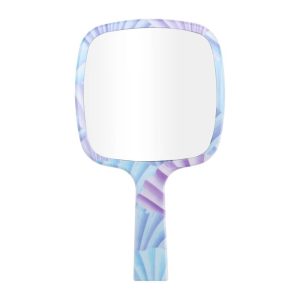 Durable Square Handheld Mirror Assorted Color 1 Pc