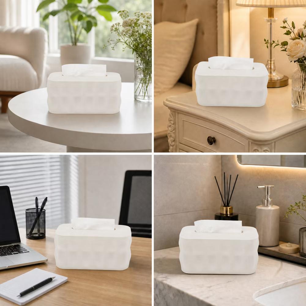 Textured Tissue Box Cover 1 Pc - Image 22