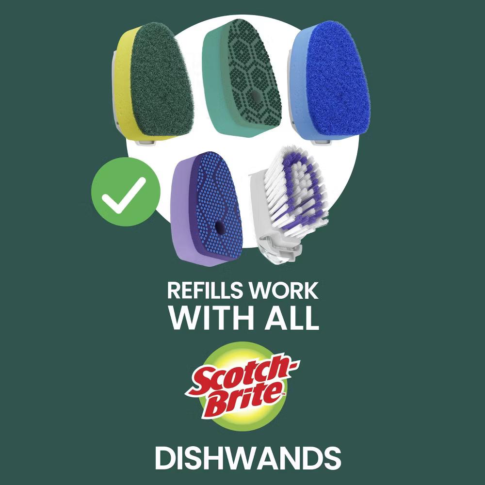 Zero-Scratch Dishwand Refills - 3ct: Foam Material, Multi-Surface Cleaning - Image 3