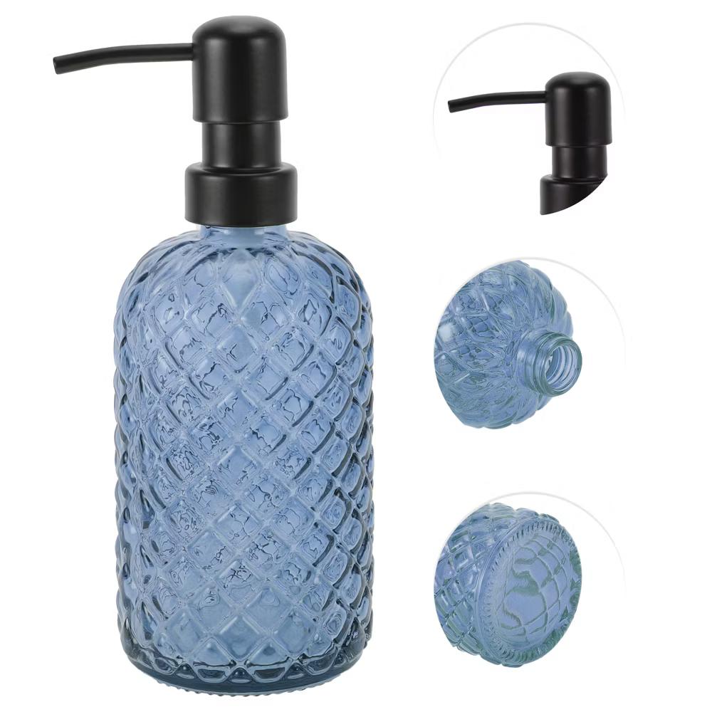 Simple Cylindrical Soap Pump Dispenser 400ml 1 Pc - Image 5