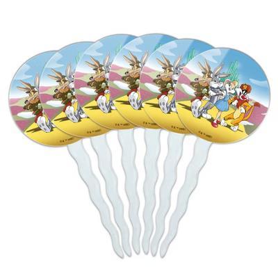WB 100th Looney Tunes Wizard of Oz Cupcake Picks Toppers Decoration Set of 6 - Image 3