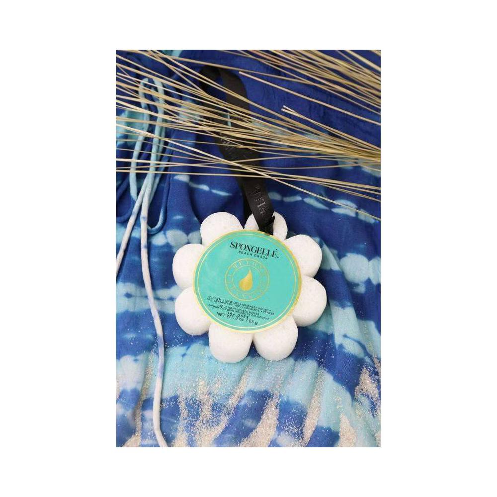 Spongelle Daisy Flower Collection Bath Sponges - Beach Grass - Image 5