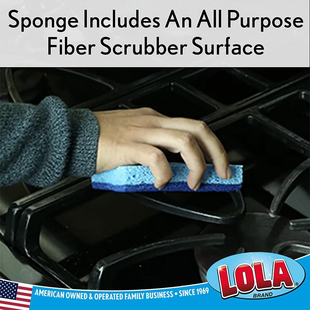 Natural Cellulose Scrub Sponges, 24 Pack, All Purpose Scrubber Sponge, Made of Cellulose, Sustainable, Dishwasher Safe, Non-Stick - Image 4