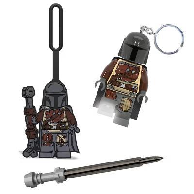 LEGO Lightsaber Gel Pen Black Ink with Mandalorian Bag Tag & Keychain Gift Set: 0.07mm Point, Art & Stationery - Image 6