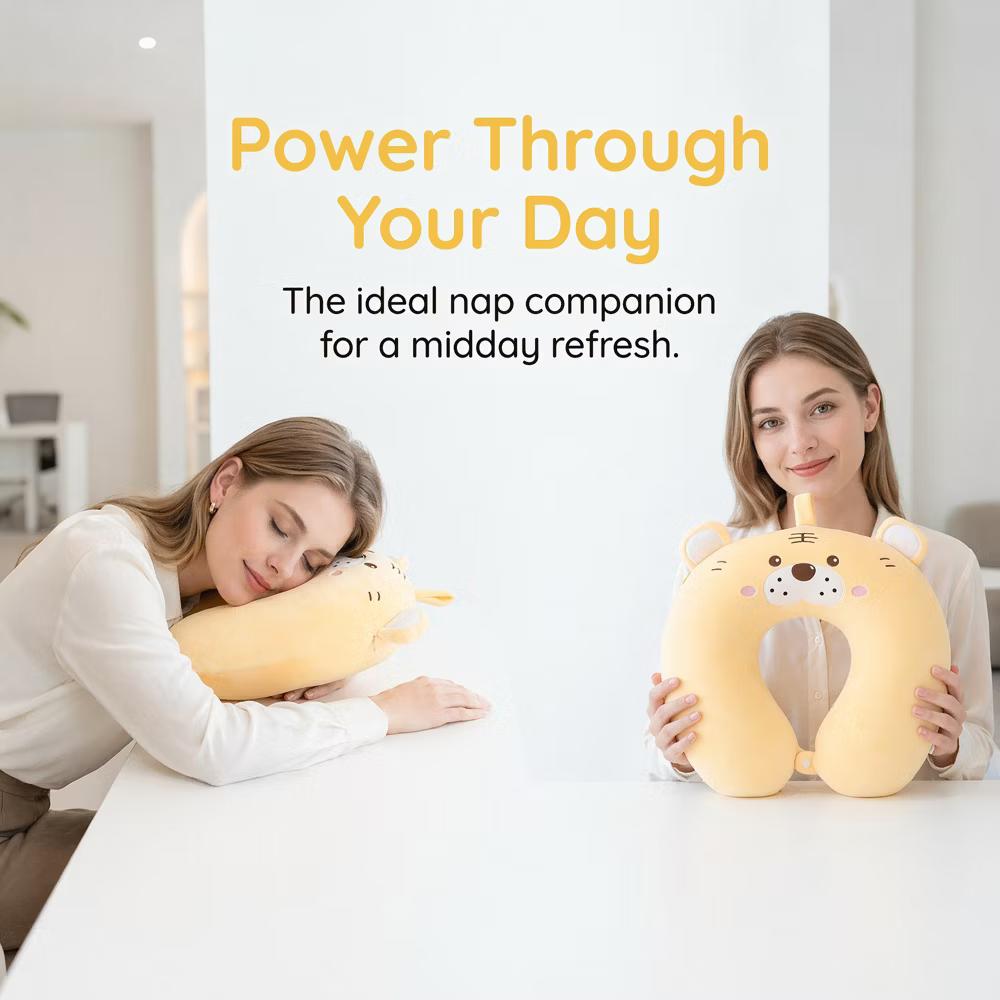 U-Shape Memory Foam Portable Traveling Travel Neck Pillows 12x12in 1 Pc - Image 38