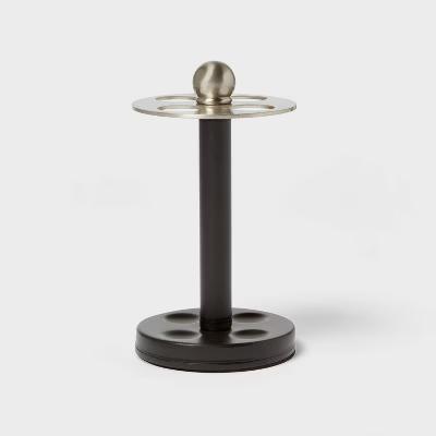 Toothbrush Holder Black Metal
