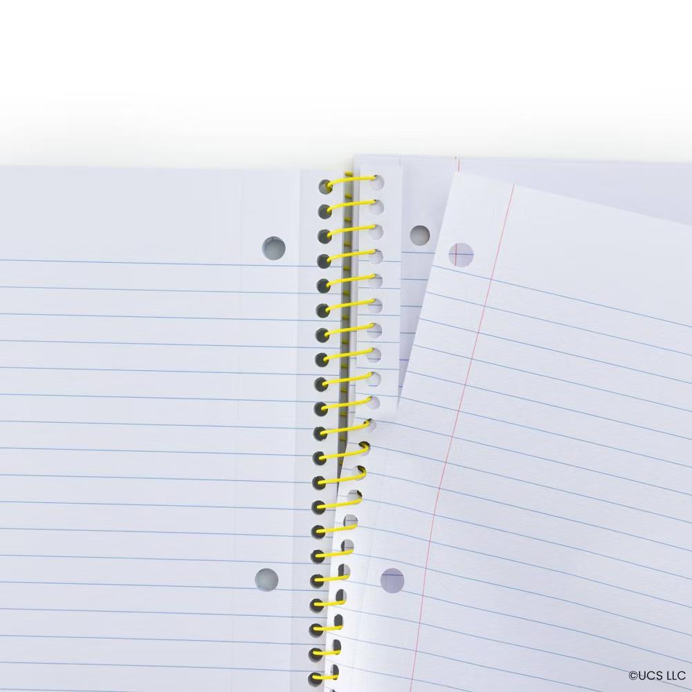 Minions 8" 10.5" 1 Subject Wide Ruled Notebooks, 100pg - Neon Minions Grid, School Supplies - Image 3