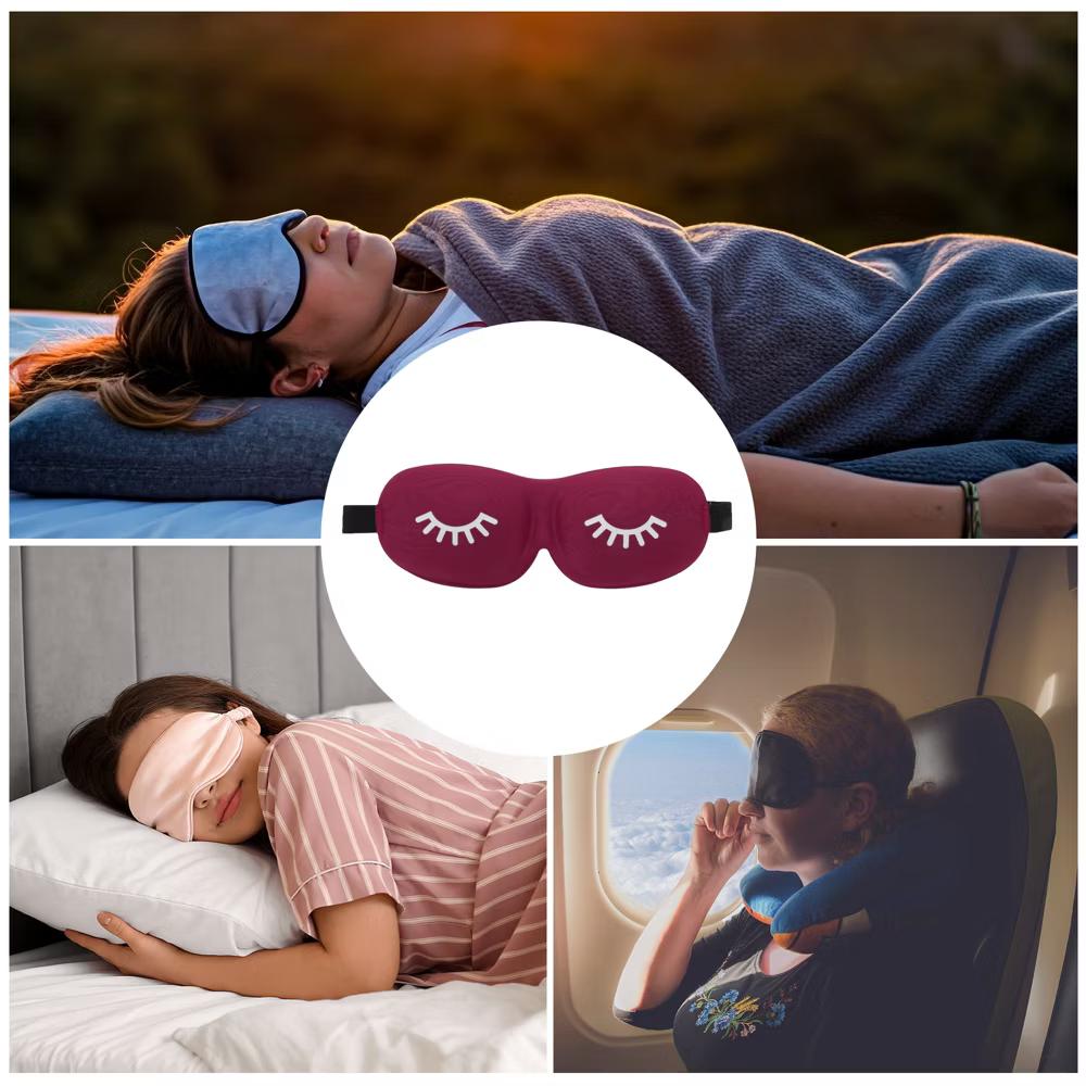 Eyelash Pattern 3D Eye Mask 1 Pc - Image 27