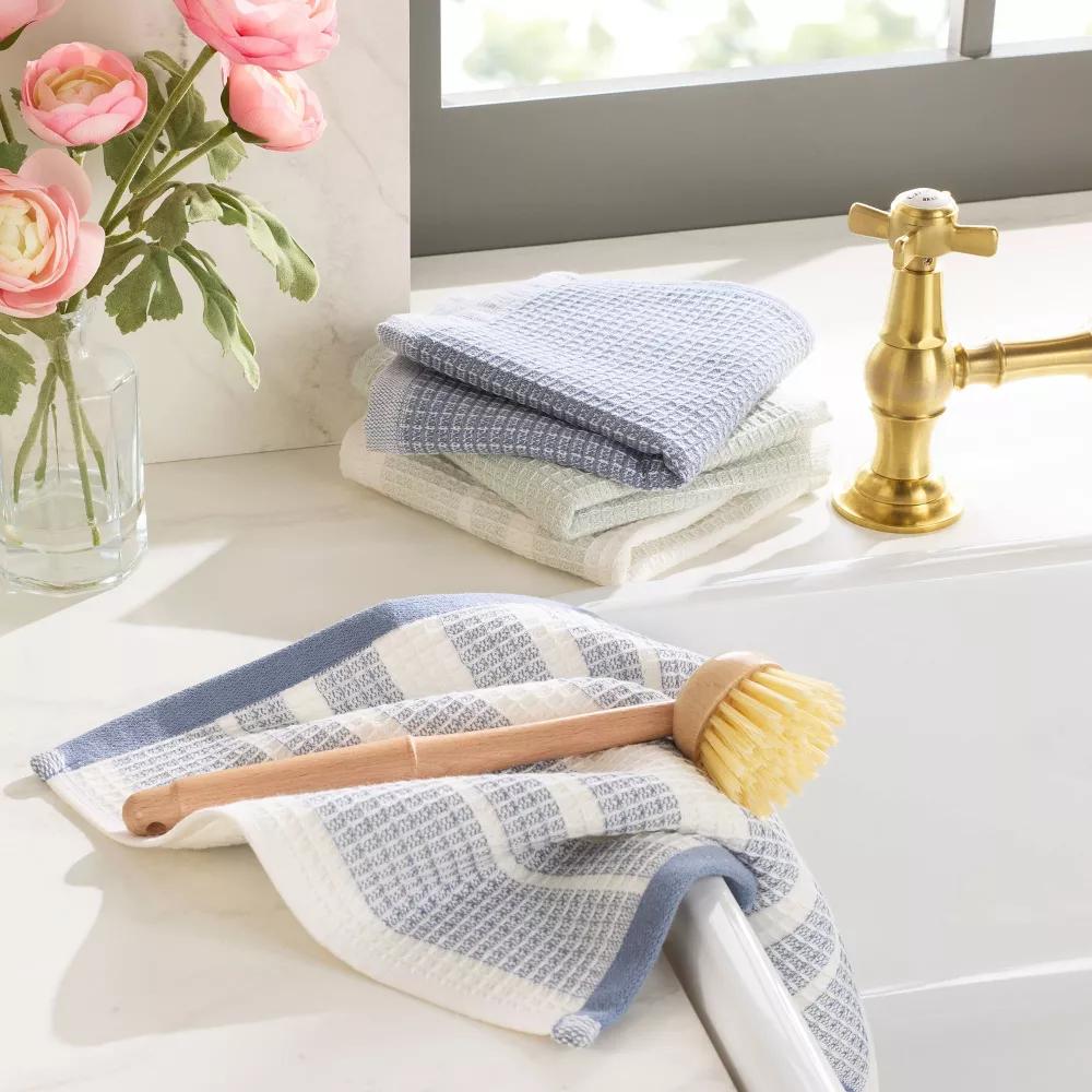 Long Handle Dish Brush - with Magnolia - Image 3