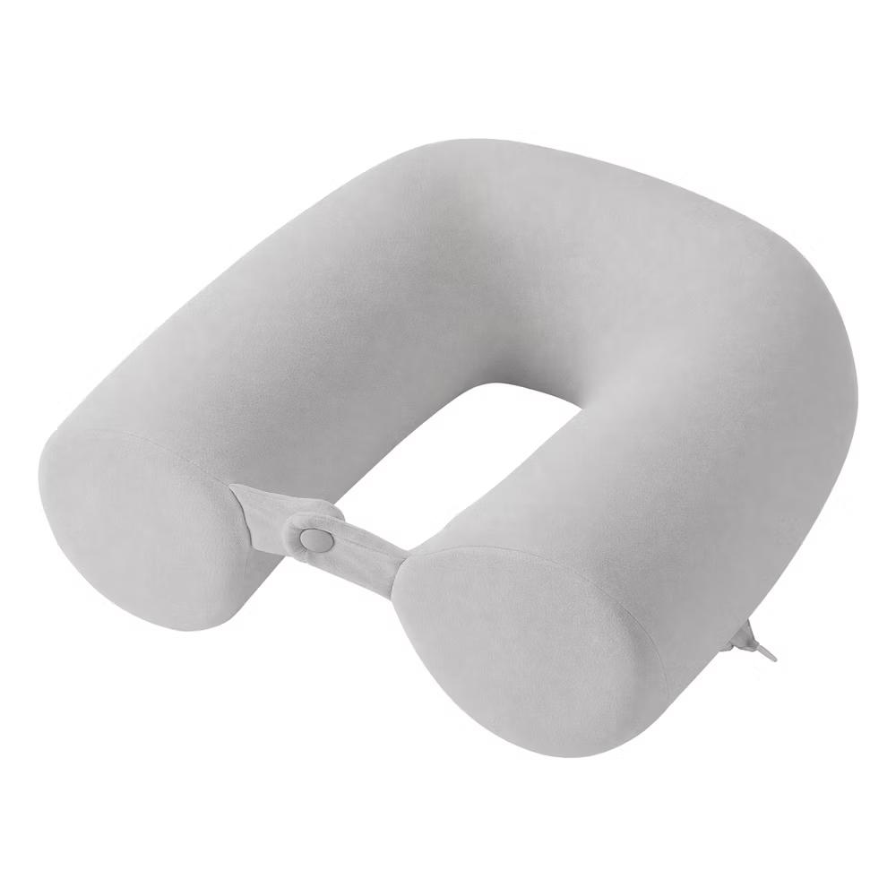 U‑Shaped Memory Foam Nap Pillow with Snap Closure for Desk and Travel Use 1Pc - Image 14