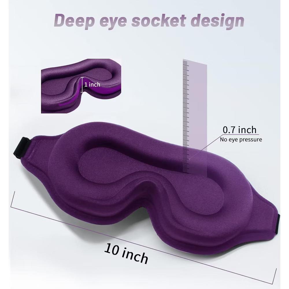 Albatross Health Sleep Eye Mask for Men and Women, Ideal for Lash Extensions, Travel Blackout Night Blindfold with Adjustable Strap - Image 41