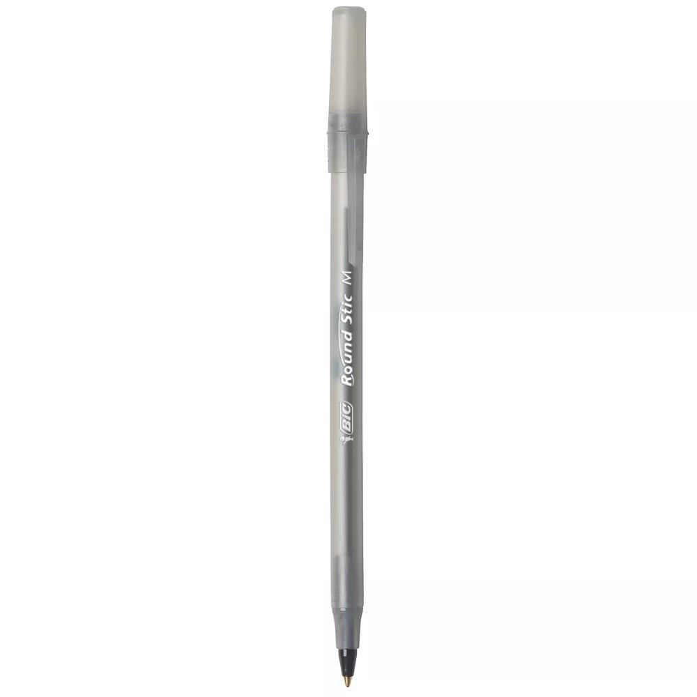 10pk Round Stic Xtra Life Ballpoint Pens 1.0mm Medium Point Black Ink: Back to School Supplies for Students & Teachers - Image 8