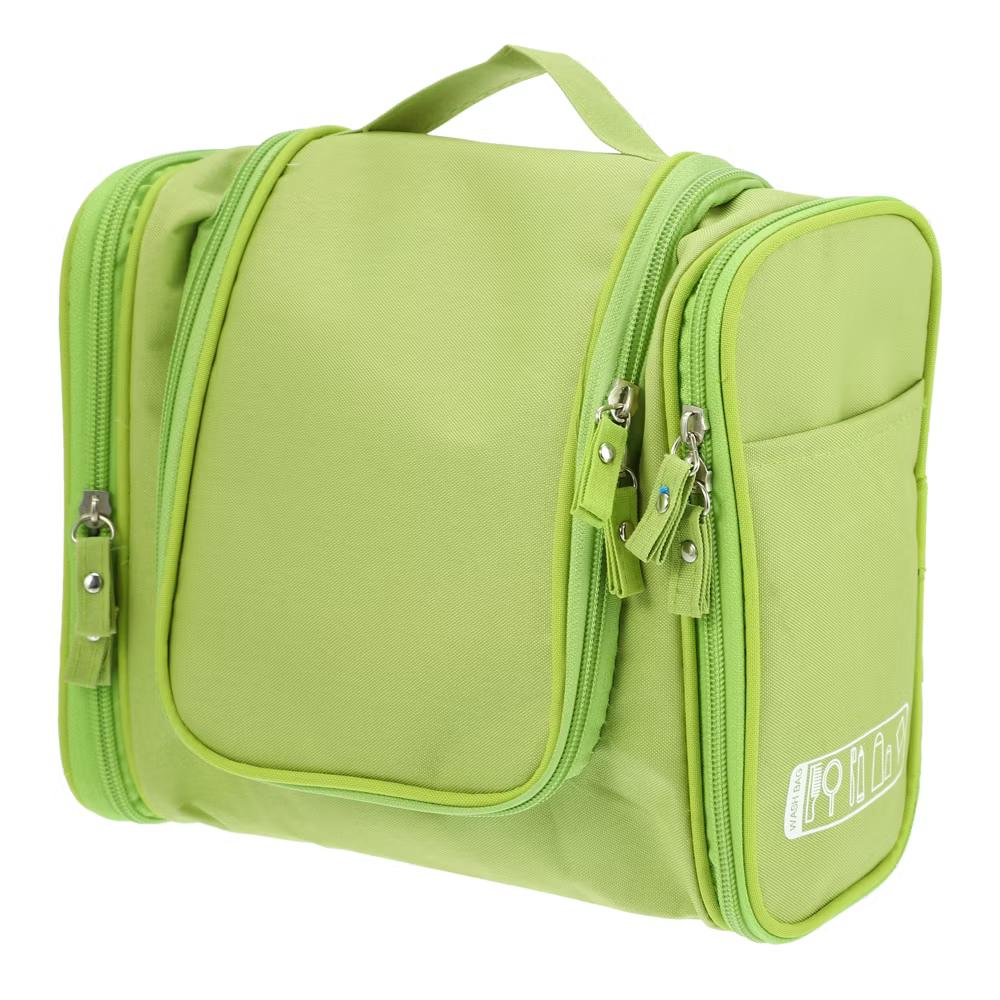 Travel Makeup Bag Travel Toiletry Organizer Makeup Brush Holder Waterproof Oxford Cloth 1 Pc - Image 2
