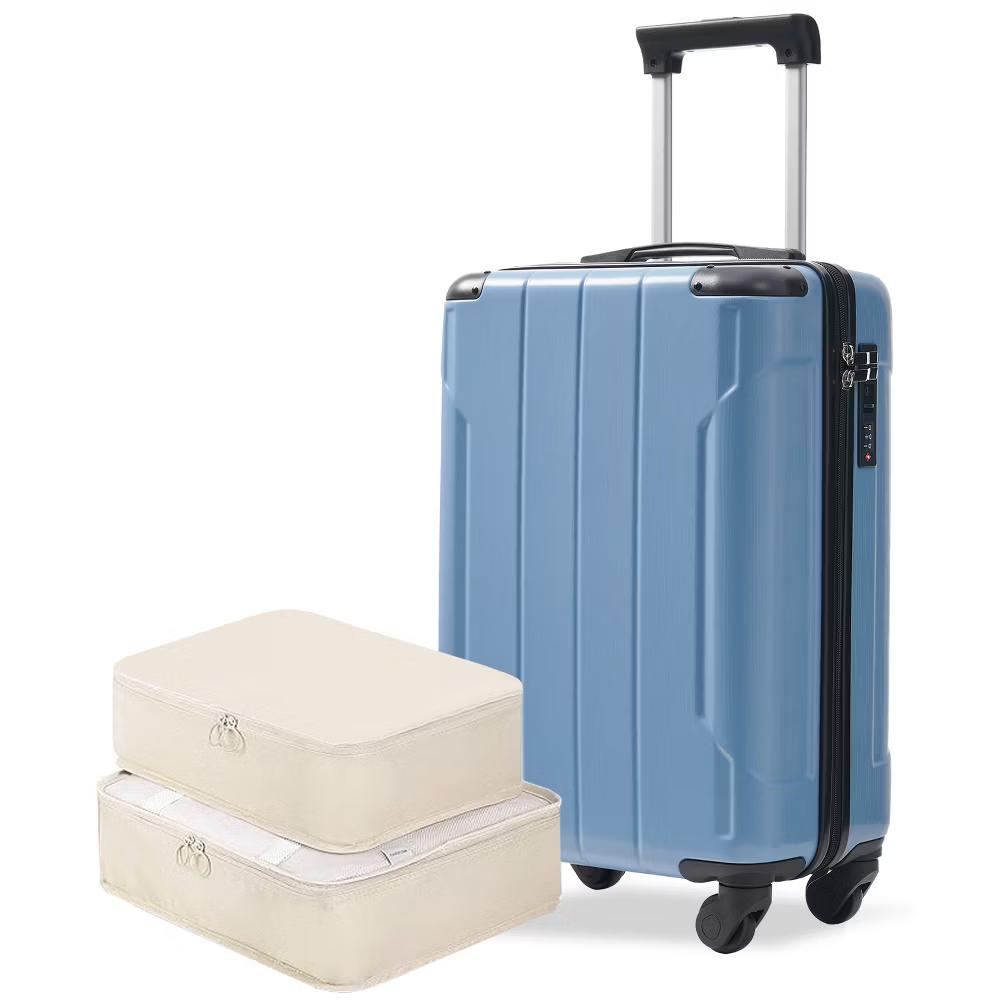 20" Hardshell Carry-On Luggage with 2 Packing Cubes & Spinner Wheels & TSA Lock, Lightweight ABS Suitcase - ModernLuxe - Image 39