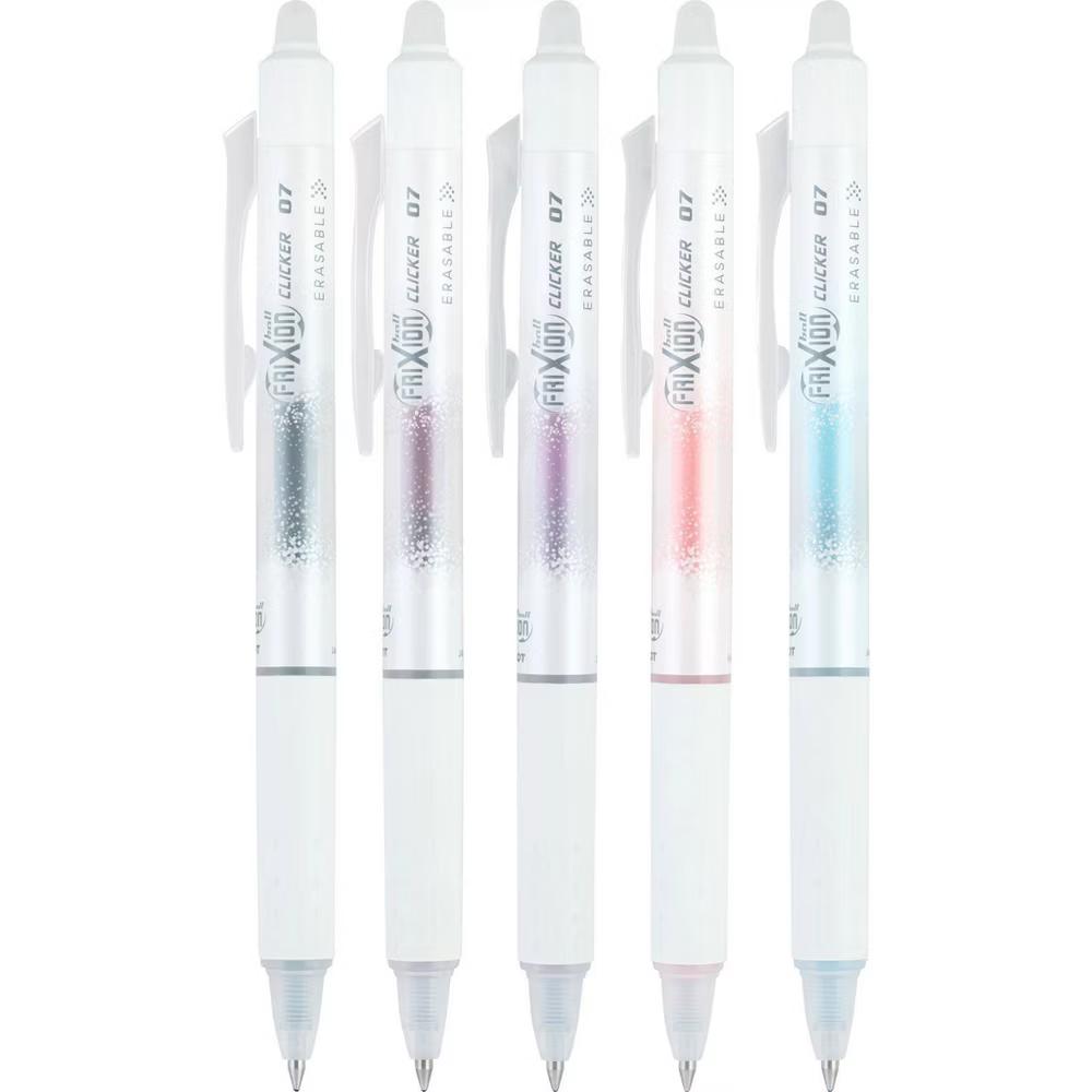 5pk FriXion Aura Erasable Gel Pens Fine Point 0.7mm Multicolored Ink - Image 2