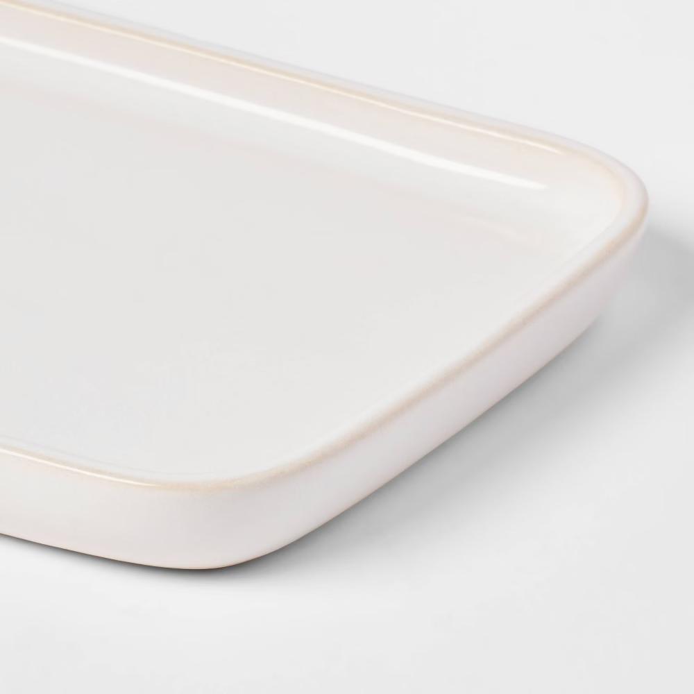 Ceramic Vanity Tray White - Image 3