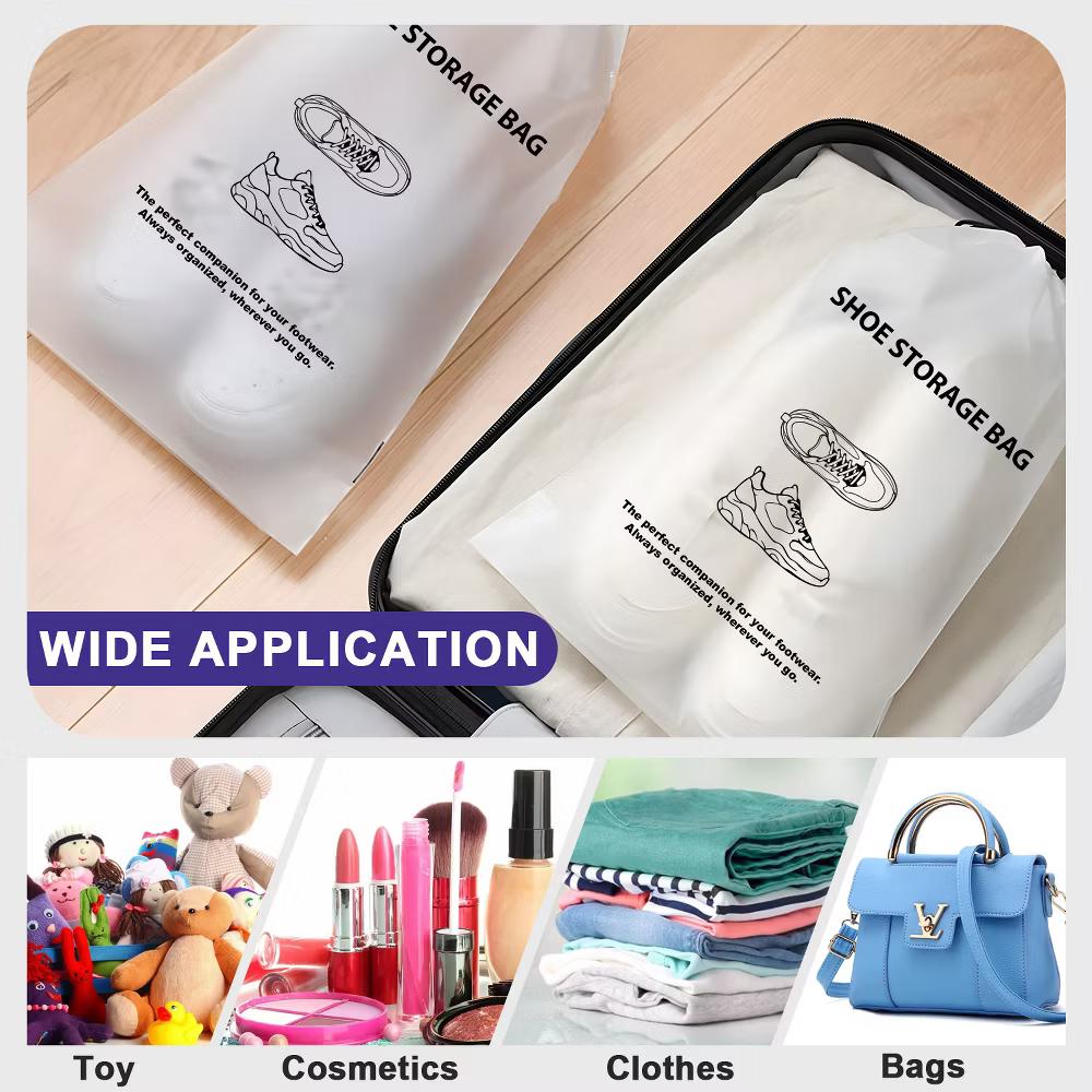 1 Pack Shoe Bags for Travel, Drawstring Shoe Bag Organizer, Travel Shoe Bags for Packing in Suitcase Gym Travelling, Waterproof Shoe Travel Bag - Image 5