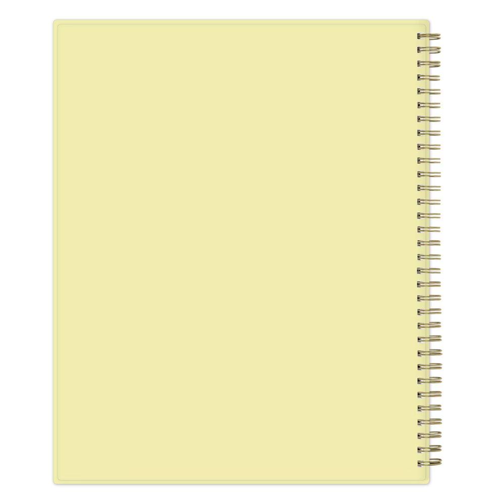 Unicorn Eclipse 8.5"x11" 2026-2027 Weekly/Monthly Planner Lemons Smooth Frosted Safety Wirebound - Image 3