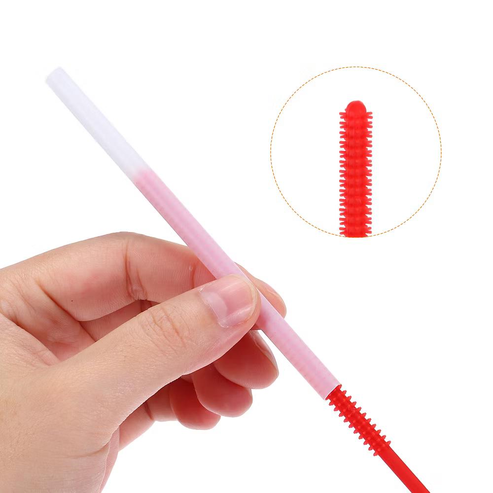 Silicone Bottle Brush with 2 Straw Brush for Cleaning Narrow Neck Containers Sport Bottles - Image 11