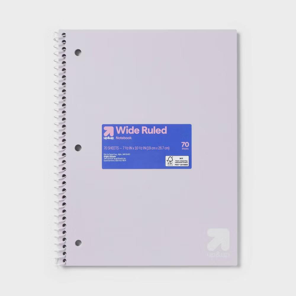 Pastel Wide Ruled Spiral Notebooks - Image 14