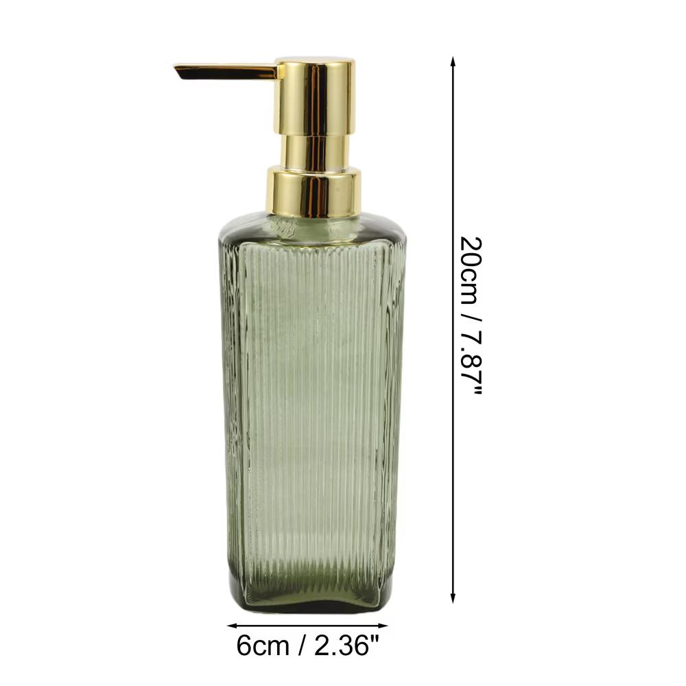Classic Vertical Lines Soap Pump Dispenser for Bathroom 350ml 1 Pc - Image 40