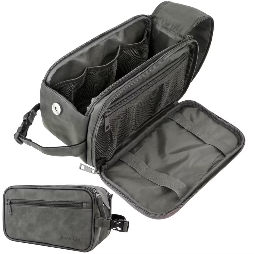 Toiletry Bag for Men, Travel Essentials Shaving Dopp Kit, Water Resistant Cosmetic Makeup Organizer Case - Image 58