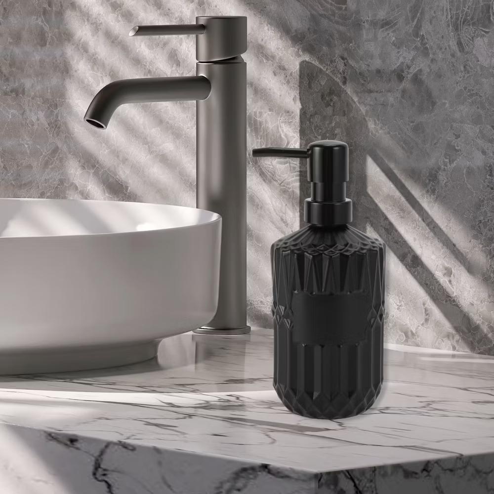 Classic Cylindrical Soap Pump Dispenser 450ml 1 Pc - Image 6