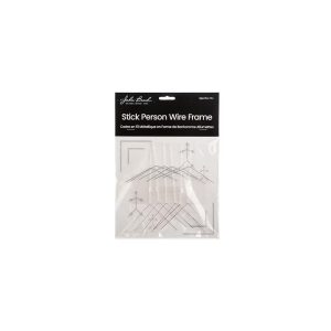 5-6in Wire Frames Stick Person for DIY Craft Decorations, 6pcs