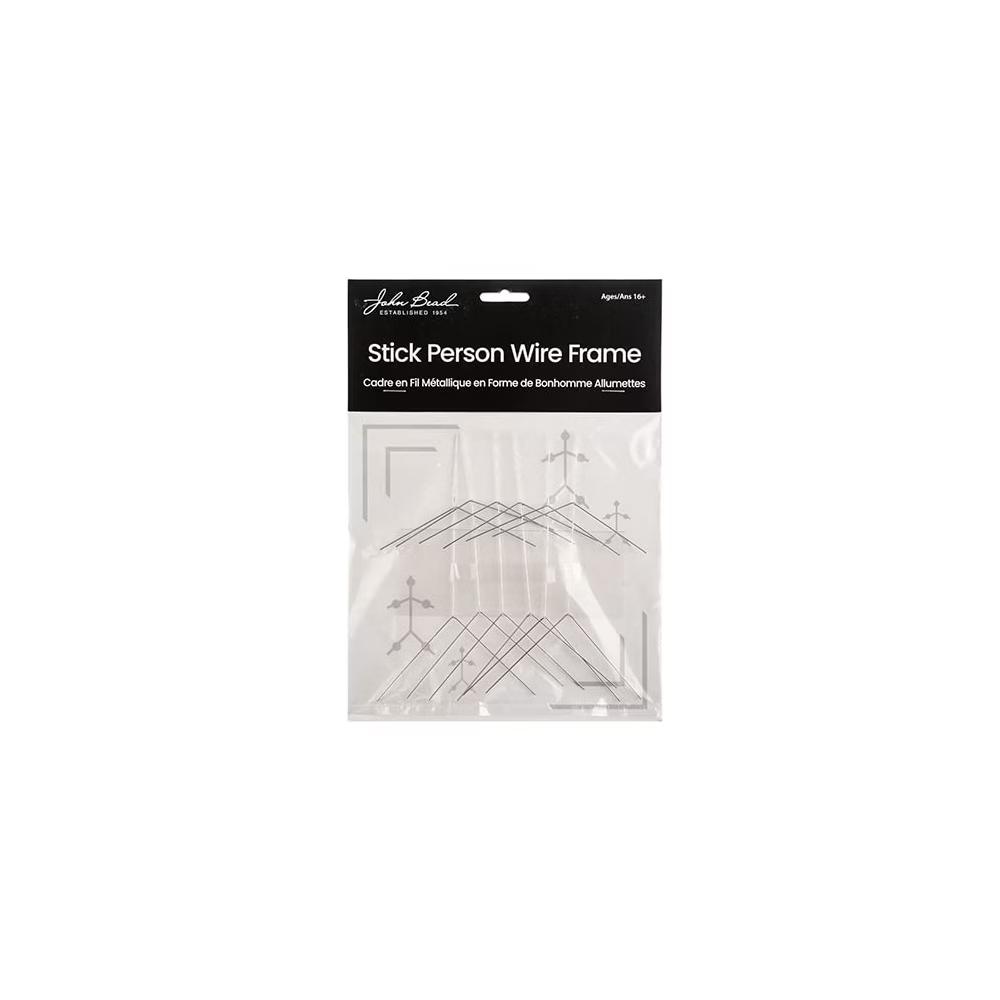 5-6in Wire Frames Stick Person for DIY Craft Decorations, 6pcs