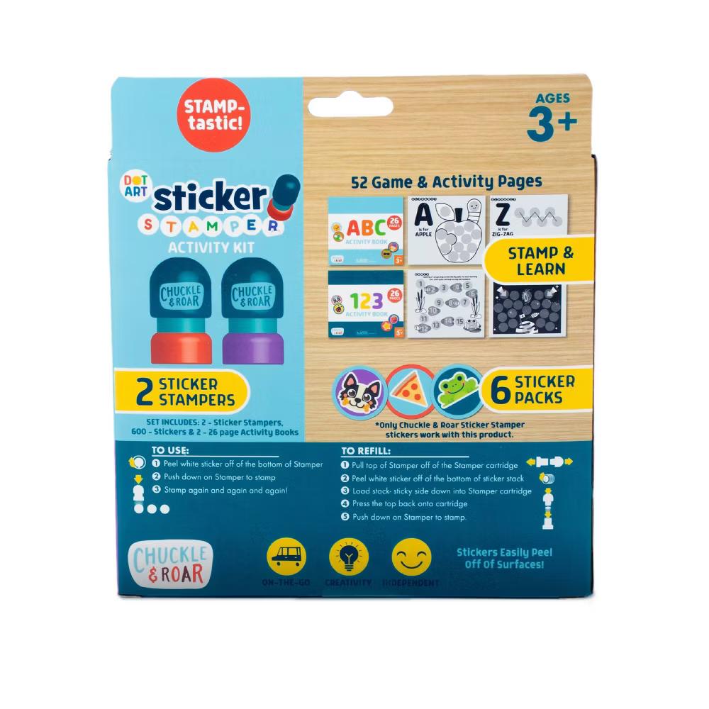 Dot Art 2ct Sticker Stamper Activity Kit - Image 6