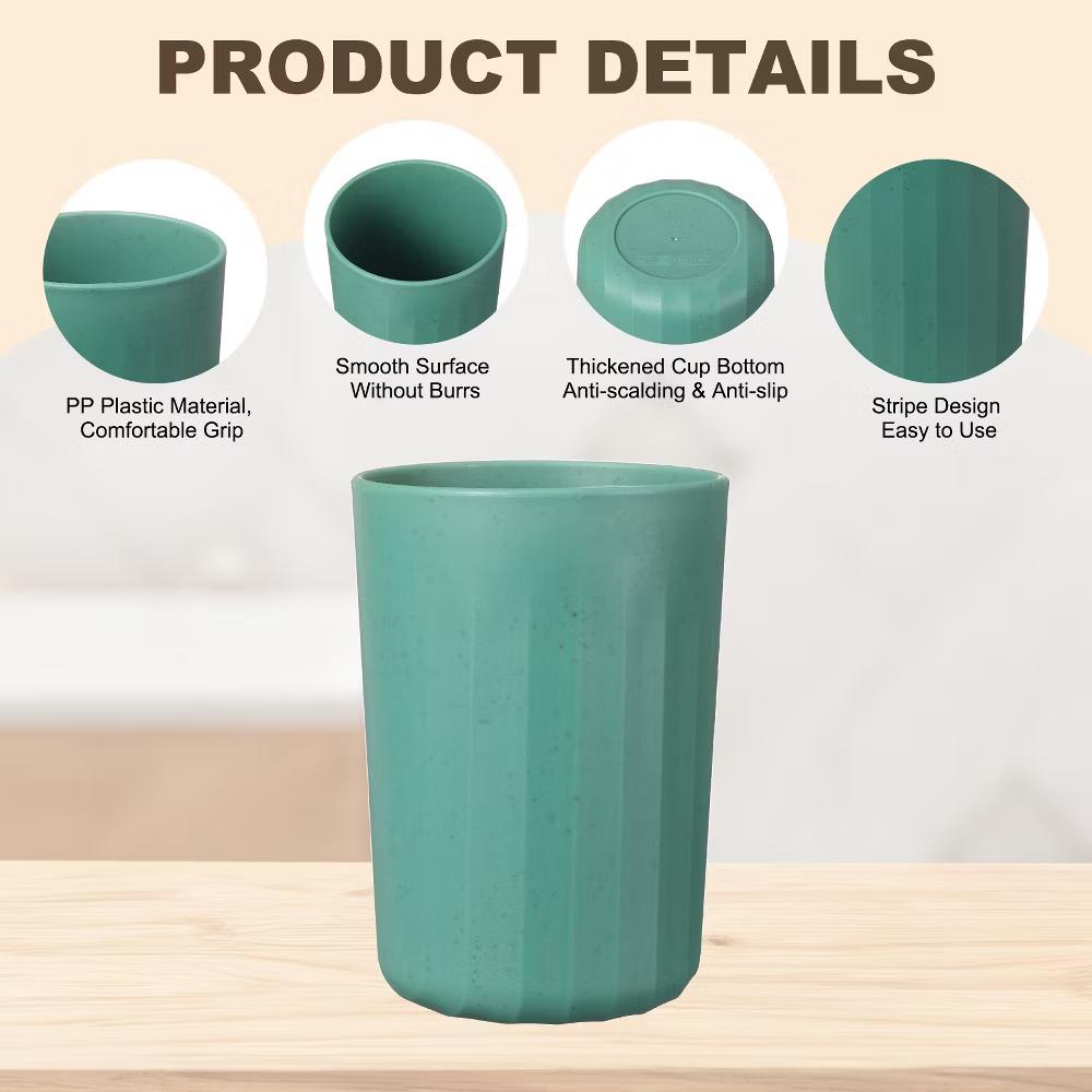 Reusable Plastic Practical Gift Bathroom Toothbrush Glasses 2.8 2.8 3.9 Inch - Image 7