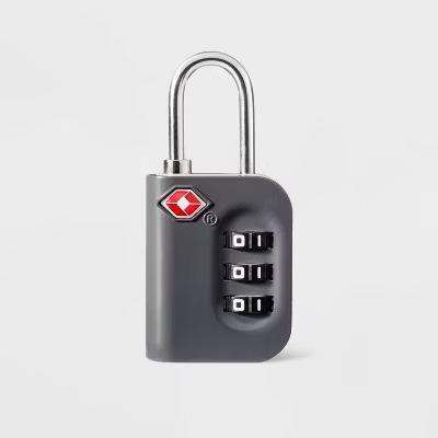 Combo Luggage Lock Gray