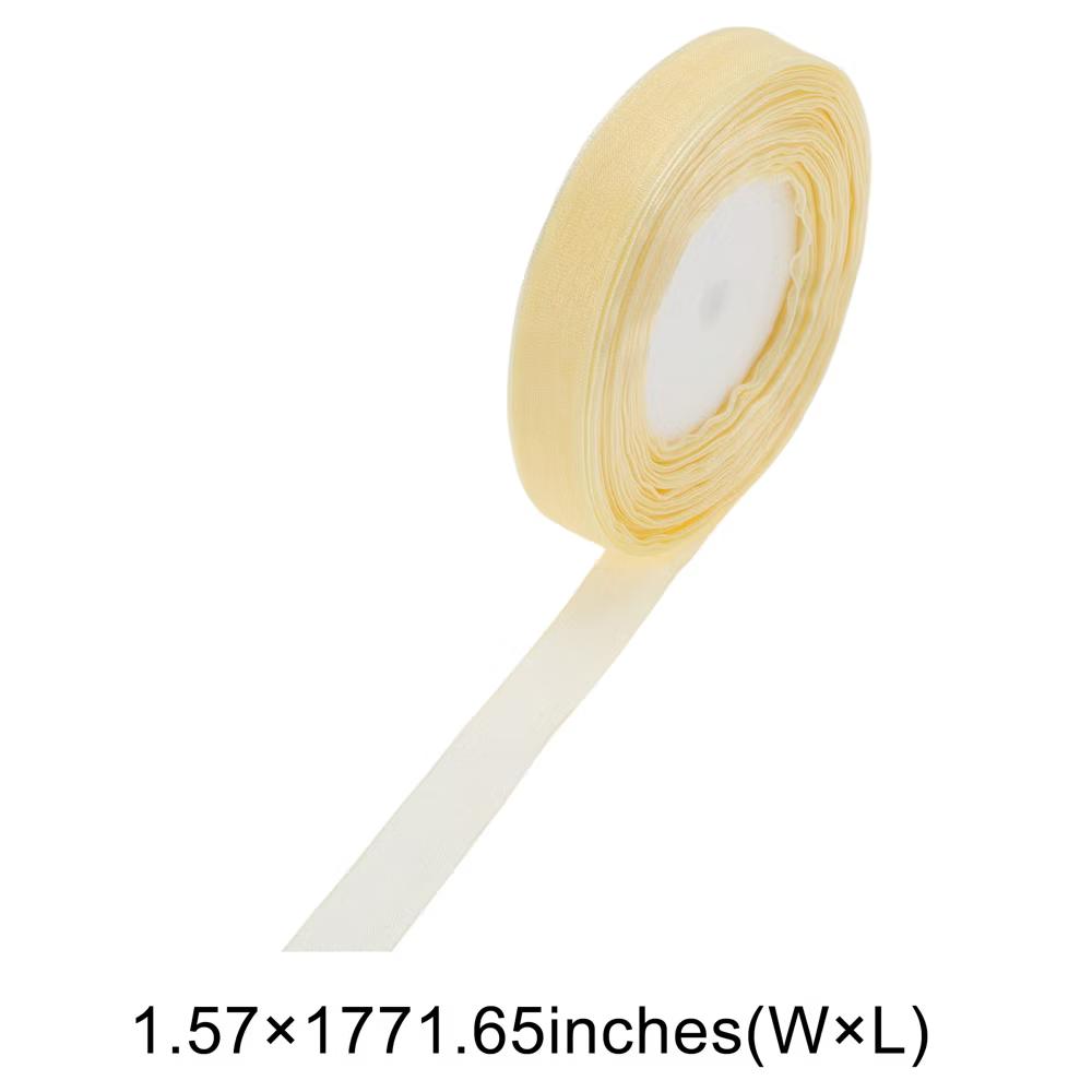 Ribbon Soft Chiffon Polyester 1771.65"x0.63" 1 Pc - Image 51