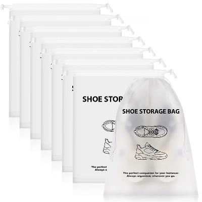 8 Pack Shoe Bags for Travel, Drawstring Shoe Bag Organizer, Travel Shoe Bags for Packing in Suitcase Gym Travelling, Waterproof Shoe Travel Bag - Image 3