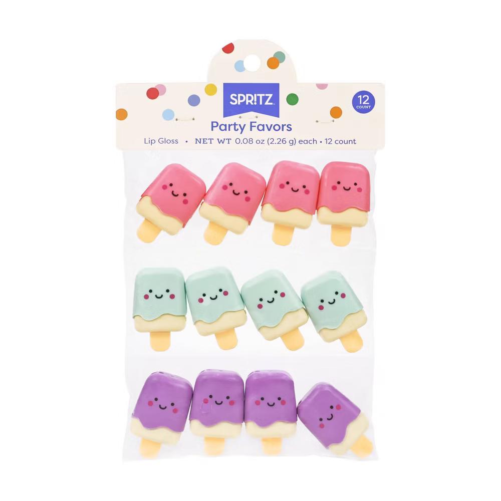 12pk Lip Gloss - Multicolor Party Favors for Teens, Birthday Goodie Bag Essentials - Image 3