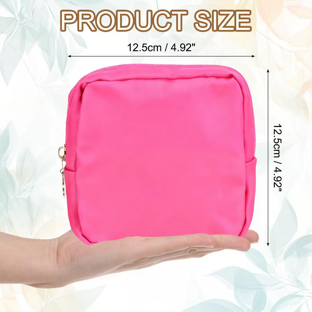 Storage Organize Travel Mini Cute Square Makeup Bag - Image 35