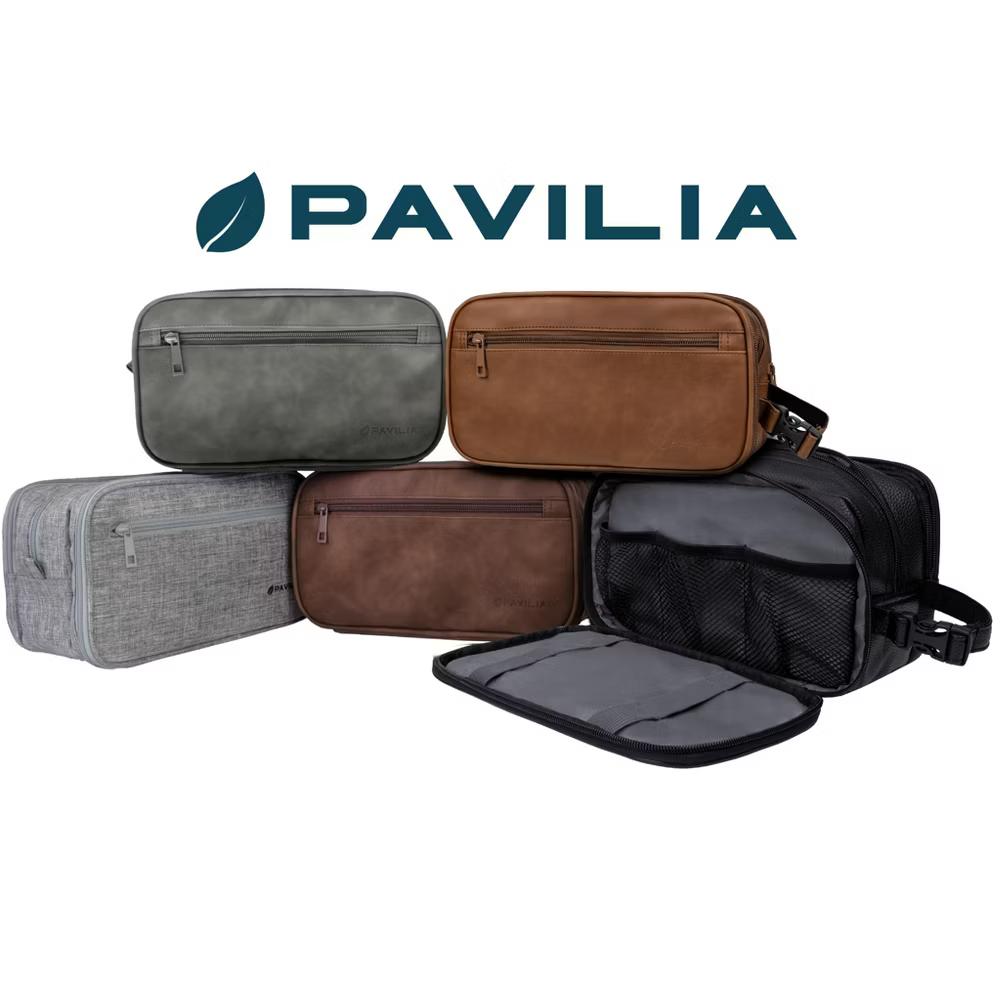 Toiletry Bag for Men, Travel Pouch Essentials Shaving Dopp Kit, Water Resistant Organizer Case Accessories - Image 40