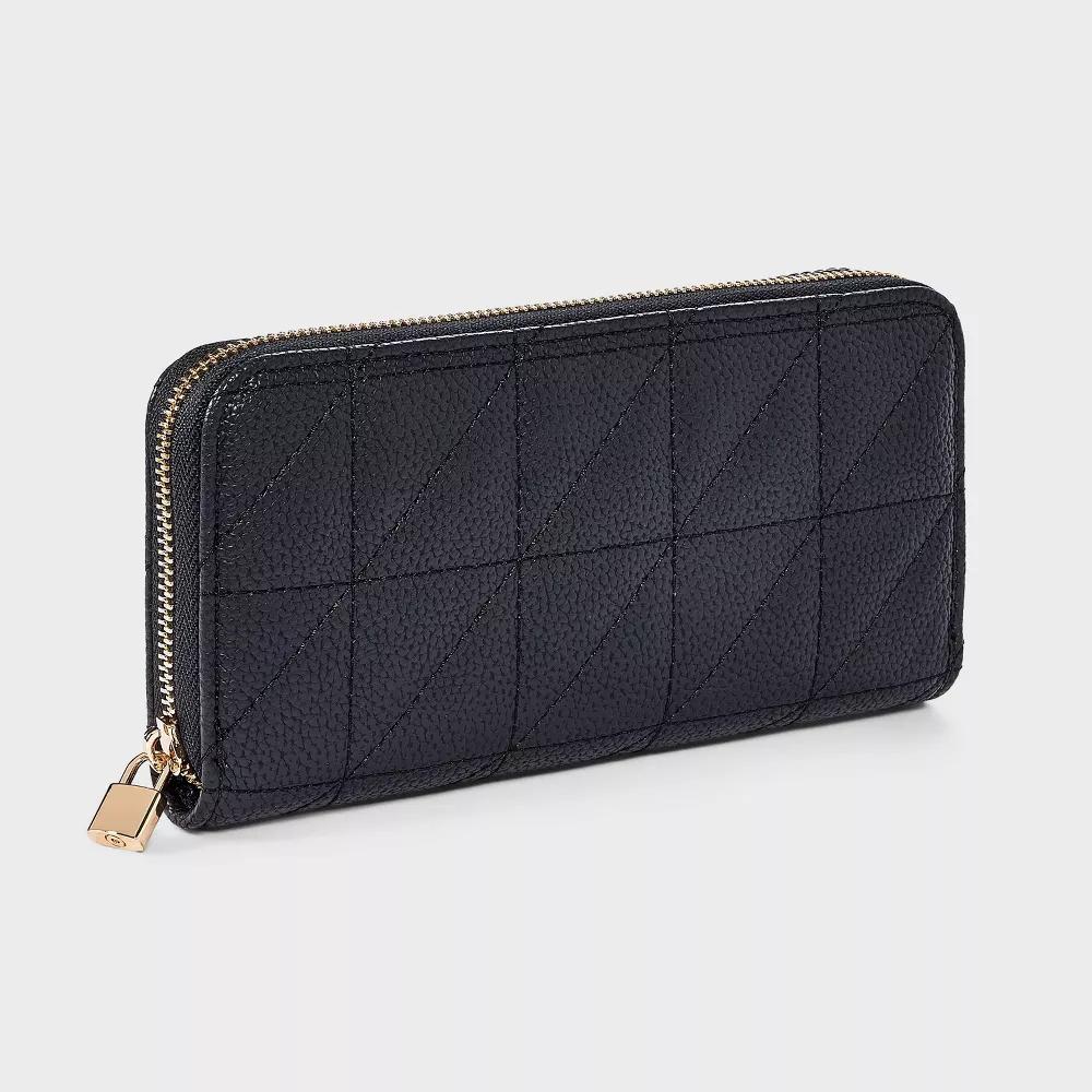 Large Zip Wallet with Charm - Image 6