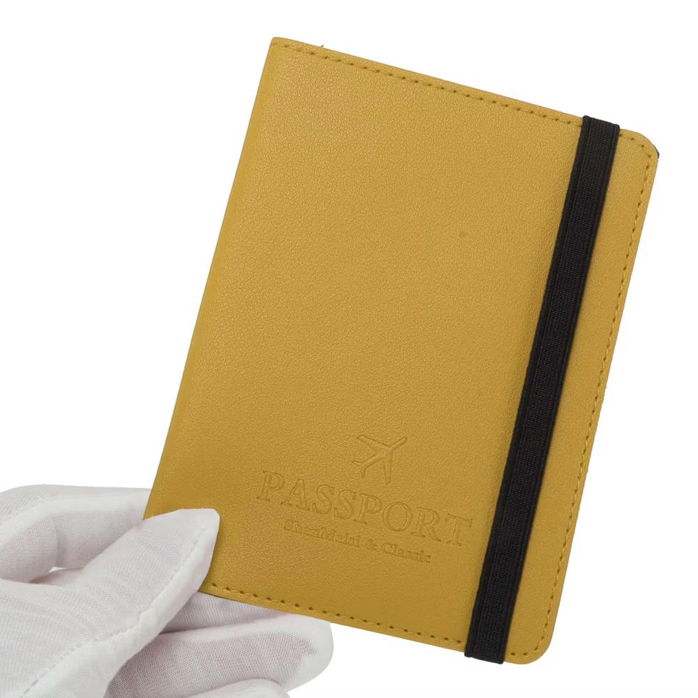 Simple Elastic Strap Passport Holder 1 Pc - Image 51