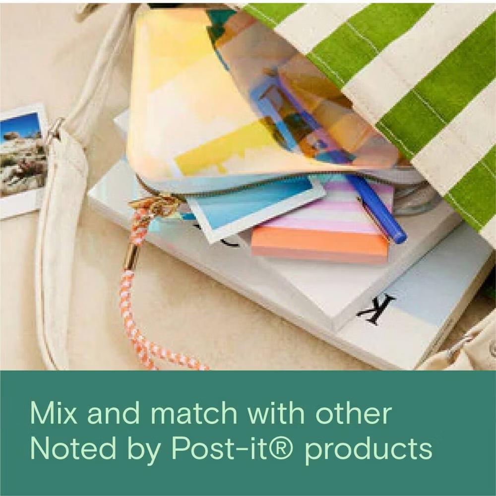 Noted by White Lined Notes with Colored Dots, Sticky Notes: 100 Sheets, 2.9x5.7", To-Do & Grocery List - Image 6