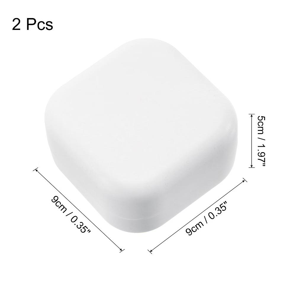 Bamboo Fiber Wooden Square Detachable Self Draining Soap Dishes - Image 20