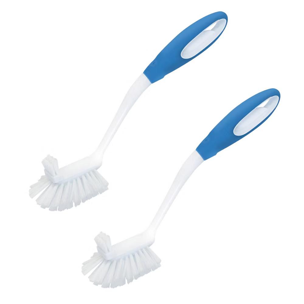 PRO Dish Brushes & Scrubber- Stiff Bristles, Food Scrapers, Comfort Handles - Image 17