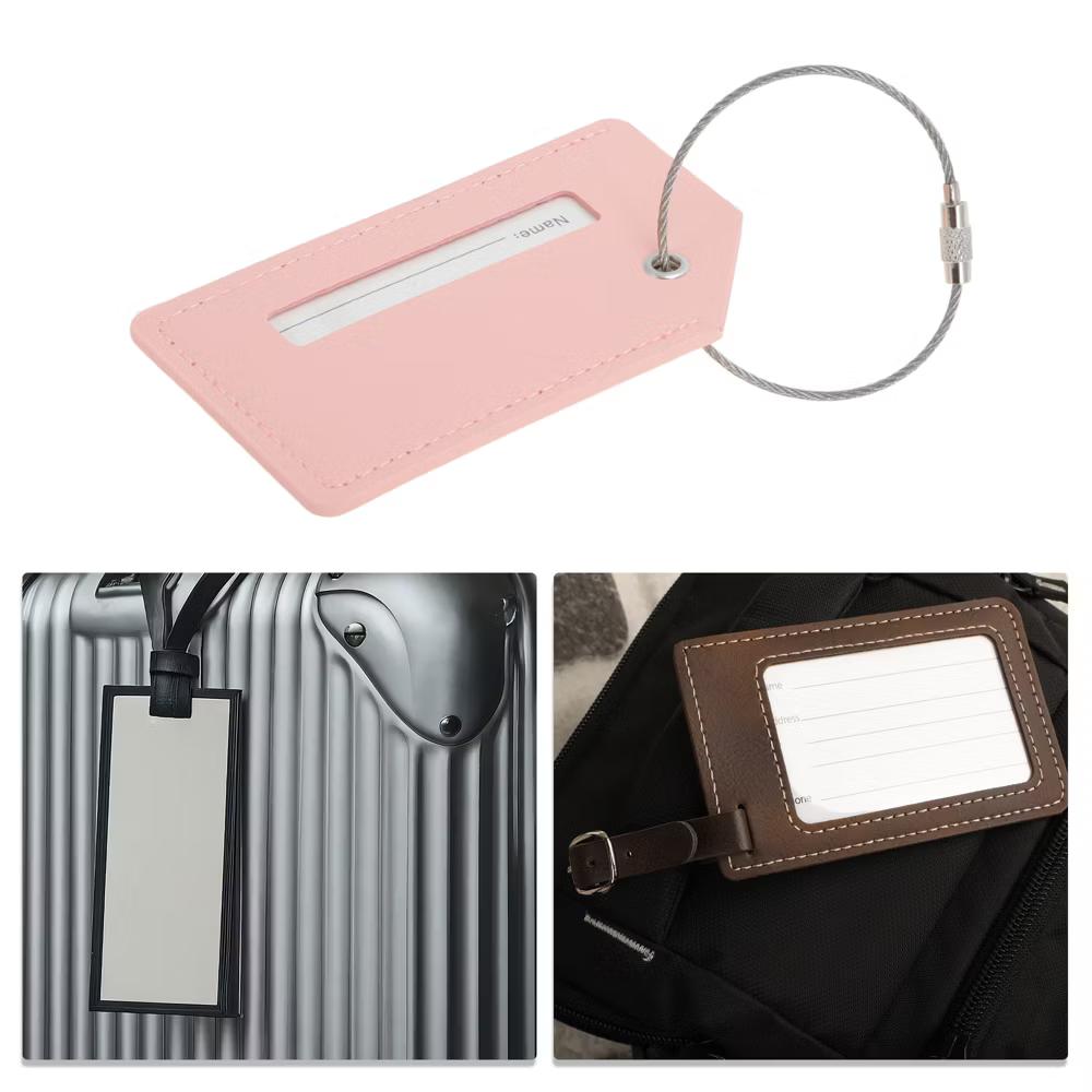 Luggage Tag Pink 1 Pc